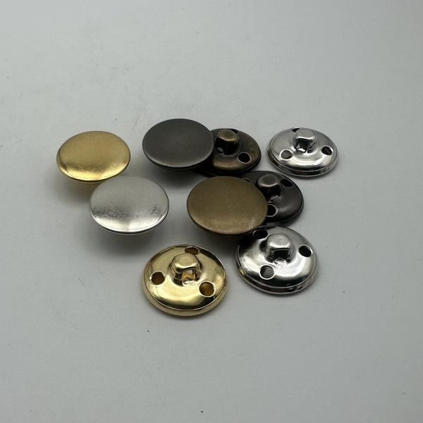 20mm Custom Logo Clothing Buttons,Shank Button,Round Metallic Shank Buttons,Sewing Buttons Personalized Design