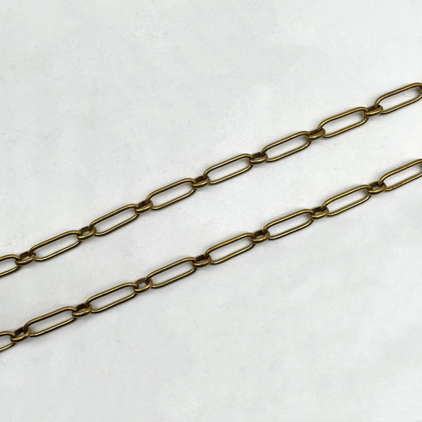  Brass Long Link Chain - DIY Craft