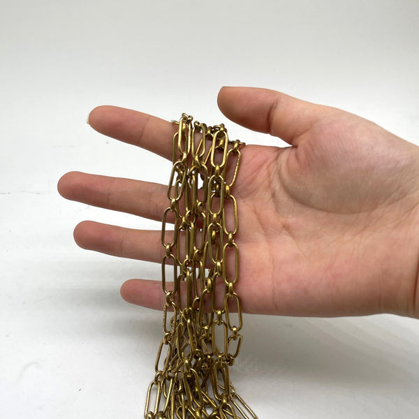  Brass Long Link Chain - DIY Craft