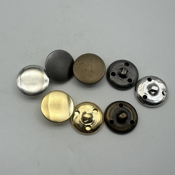 23mm Custom Logo Clothing Buttons,Shank Button,Round Metallic Shank Buttons,Sewing Buttons Personalized Design