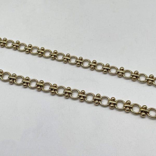 Gold Ball Link Chain - Statement Jewelry