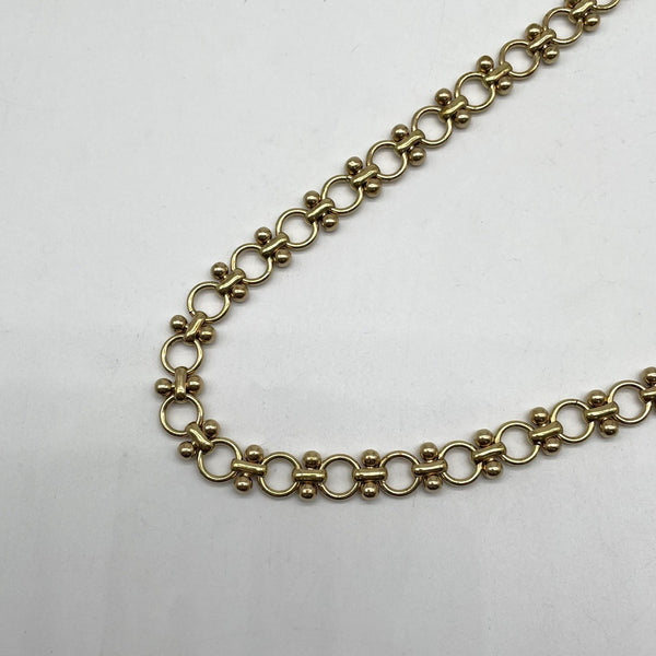 Gold Ball Link Chain - Statement Jewelry