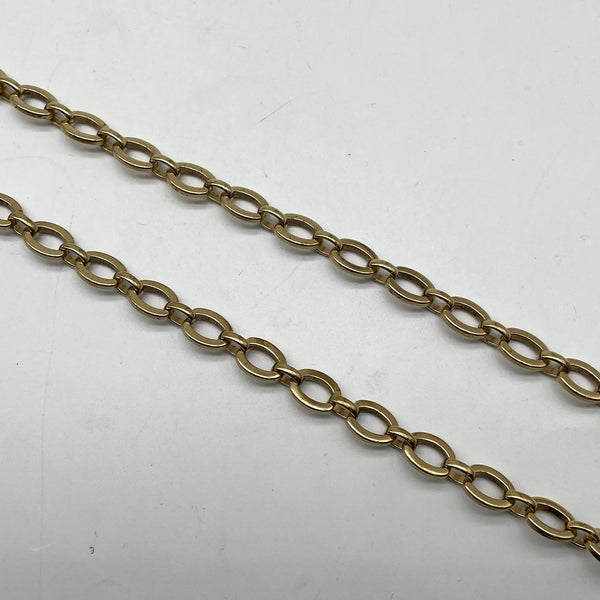 Brass Oval Link Cable Chain - Timeless Boho Jewelry Supply