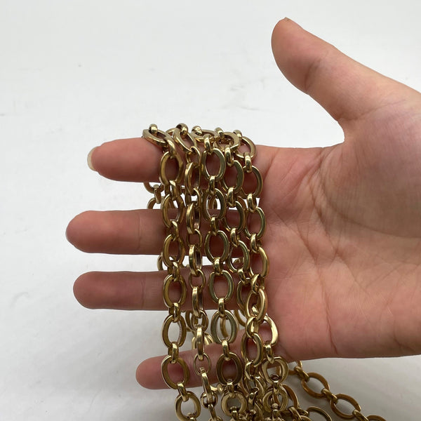 Brass Oval Link Cable Chain - Timeless Boho Jewelry Supply
