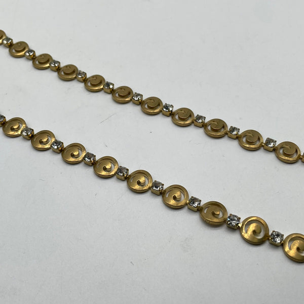 Star and moon gemstone chain