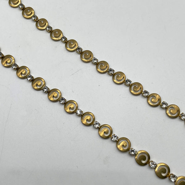 Star and moon gemstone chain