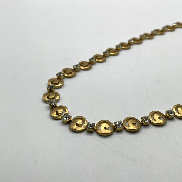 Star and moon gemstone chain