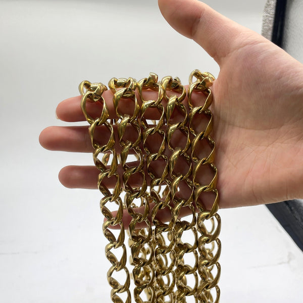 Vintage Gold Chunky Curb Chain
