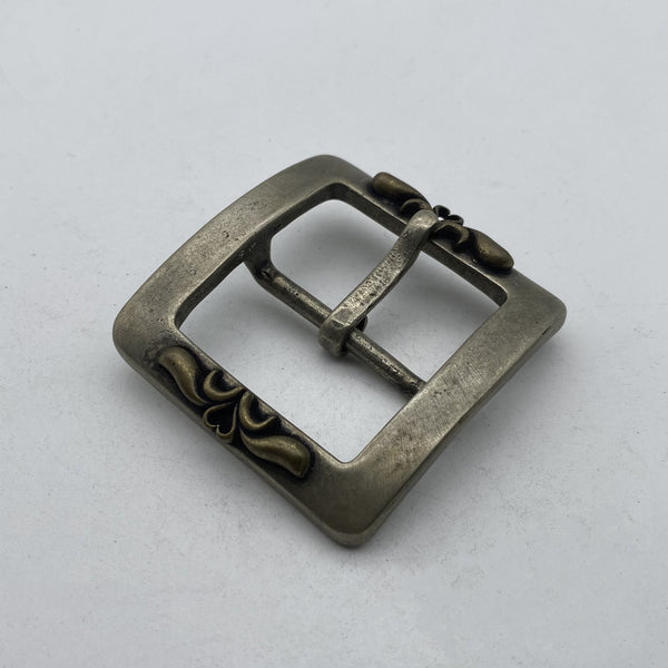Antique Silver Belt Buckle Copper Casted Leather Strap Buckle Bag Fasten Hardwares