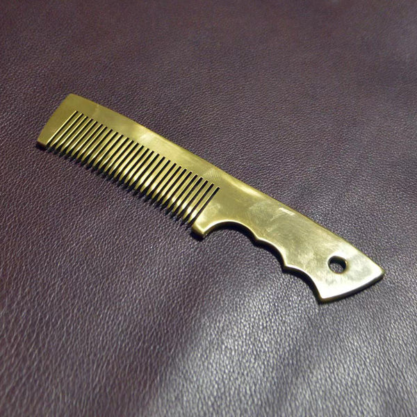 Personalized Brass Hair Comb,Men Women Hair Brush,Gift for Friends