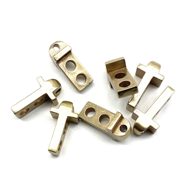 Leather Keychain Hardware,Keychain Brass Bridge,Keychain DIY Tool
