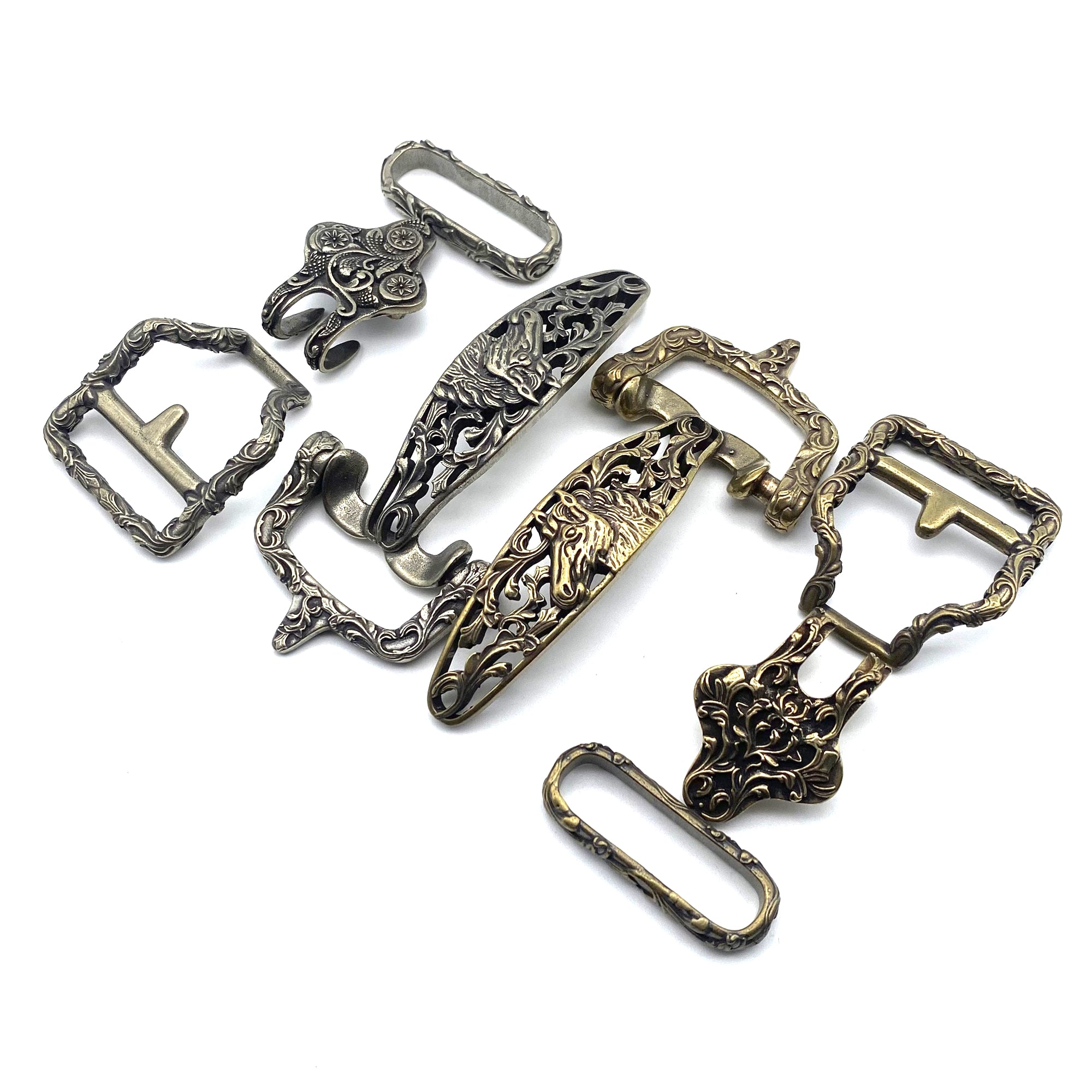 Horse Design Buckle Littleton Cavalry Buckle Cowboy Outfit Belt Buckle