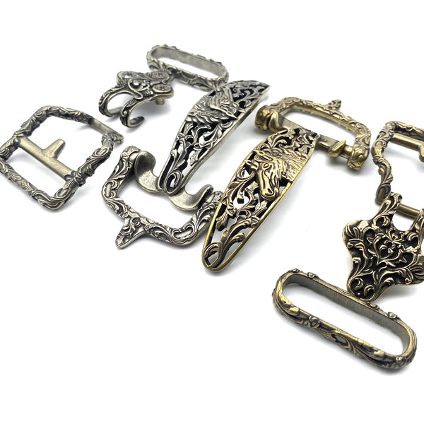 Horse Design Buckle Littleton Cavalry Buckle Cowboy Outfit Belt Buckle