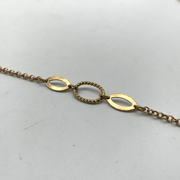 Vintage Gold Mixed Link Chain