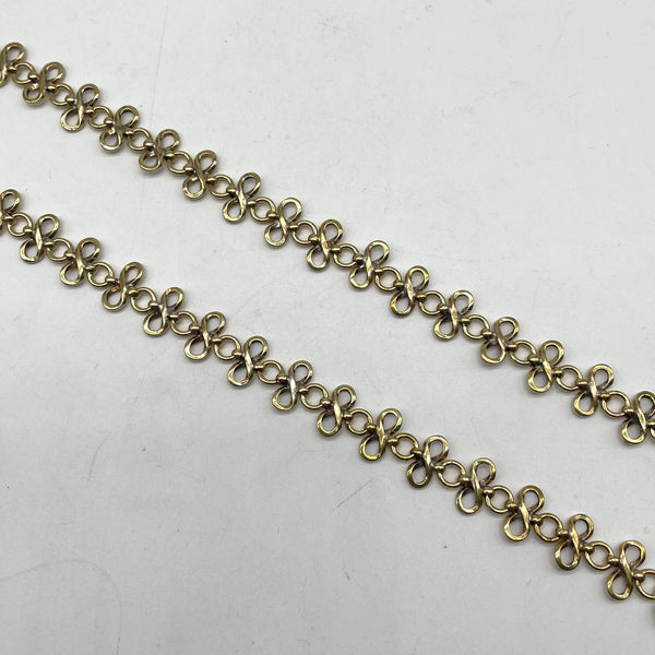 Antique Brass Double Link Chain - Rustic