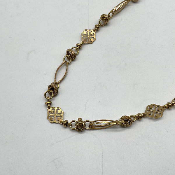 Bohemian Carved Metal Bracelet