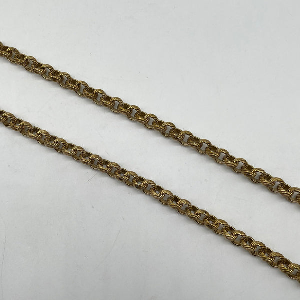 Twisted Vintage Gold Brass Chain