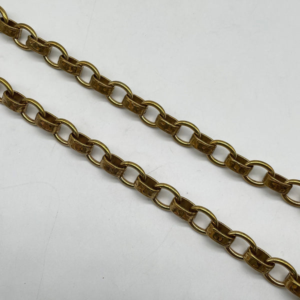 Gold Leather Chain Link - Bag Strap & Craft Accessory