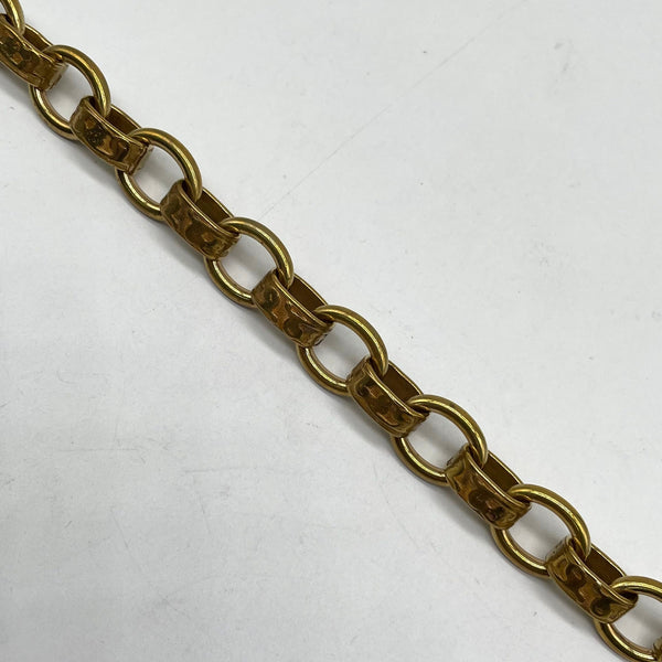Gold Leather Chain Link - Bag Strap & Craft Accessory