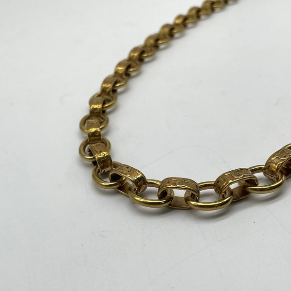 Gold Leather Chain Link - Bag Strap & Craft Accessory