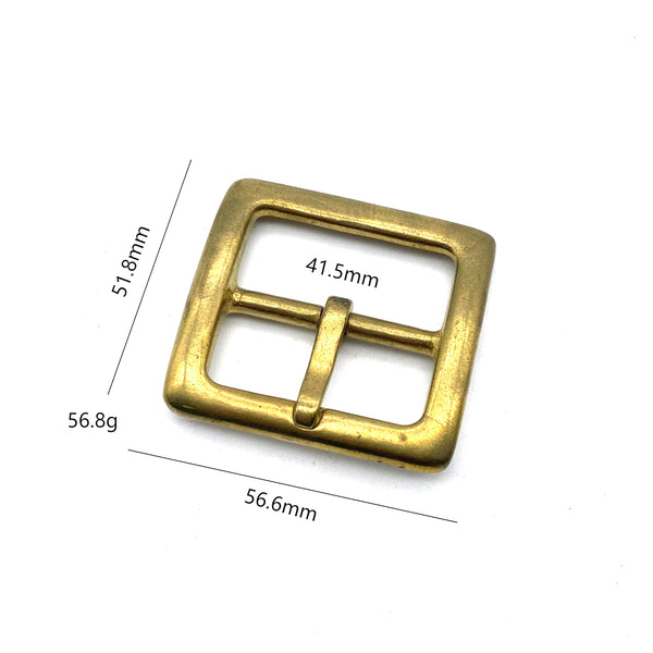 Copper Belt Buckle Leather Bag Buckle 41.5mm