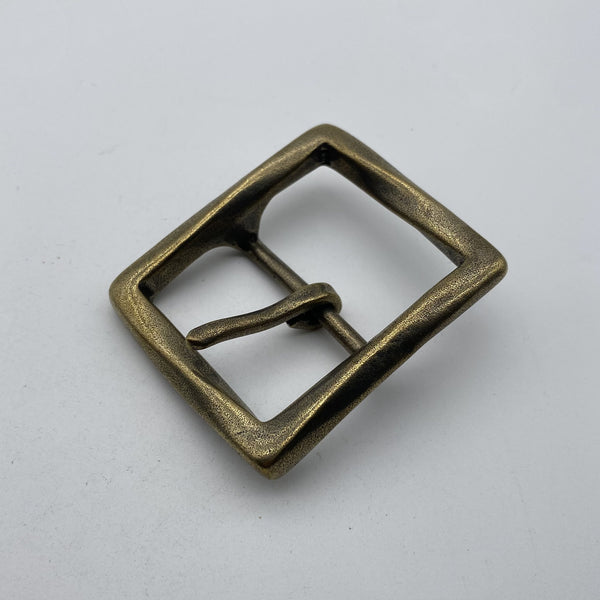 Antique Copper Casted Buckle Handcrafted Leather Belt Buckle Retro Finish