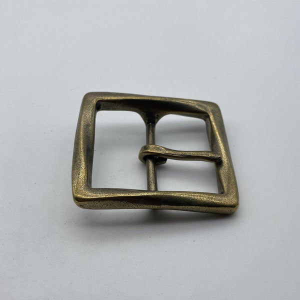 Antique Copper Casted Buckle Handcrafted Leather Belt Buckle Retro Finish