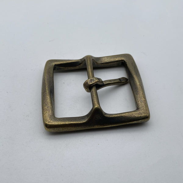 Antique Copper Casted Buckle Handcrafted Leather Belt Buckle Retro Finish