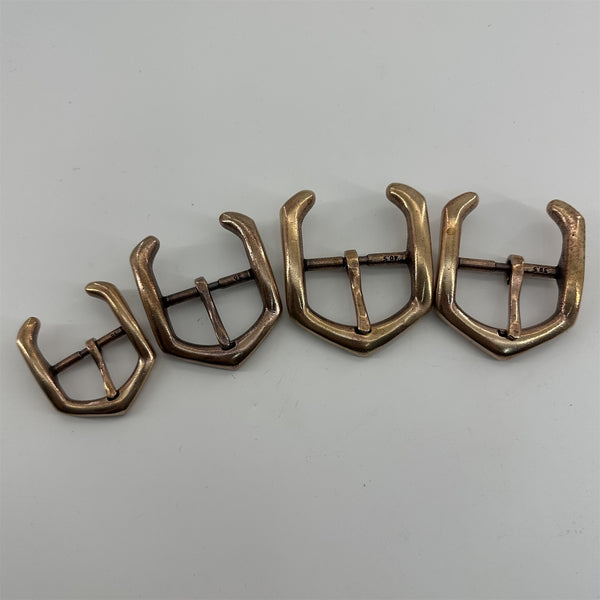 Red Copper Buckle Vintage Buckle Leather Belt Buckle 17/25/30/36/38/40mm