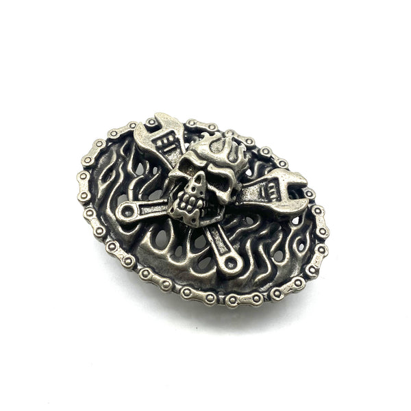 Punk Style Skull Buckle Heavy Metal Belt Buckle