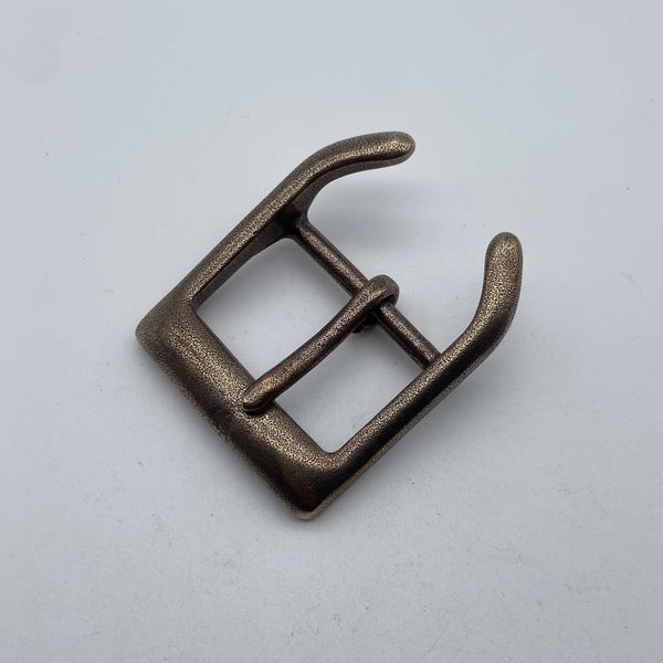 Red Copper Buckle Vintage Buckle Leather Belt Buckle