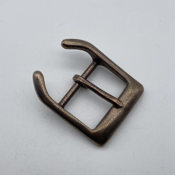 Red Copper Buckle Vintage Buckle Leather Belt Buckle