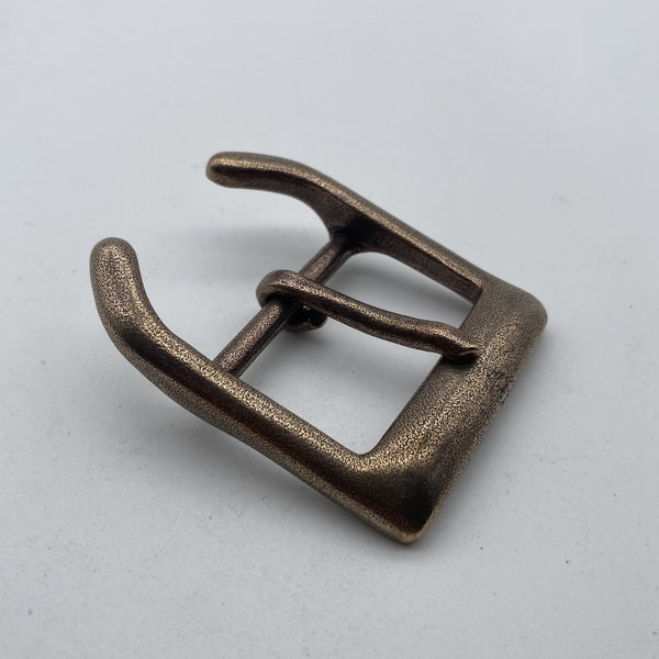 Red Copper Buckle Vintage Buckle Leather Belt Buckle