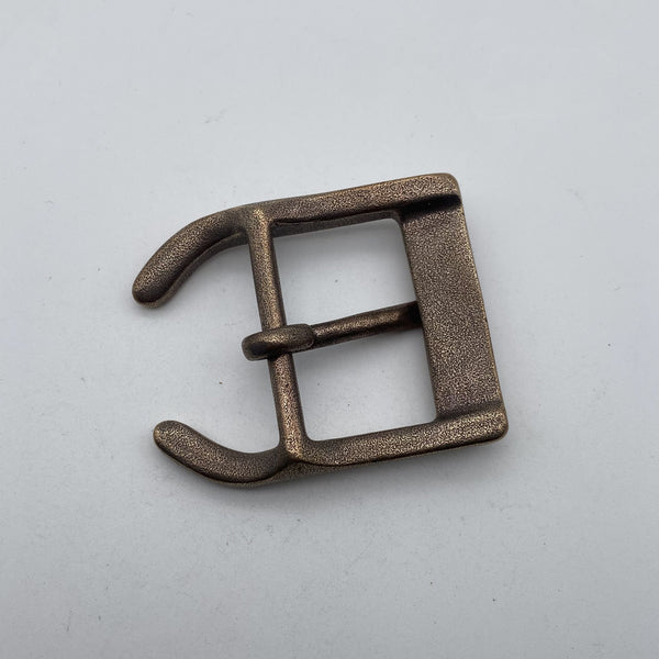 Red Copper Buckle Vintage Buckle Leather Belt Buckle