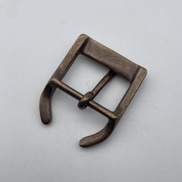 Red Copper Buckle Vintage Buckle Leather Belt Buckle