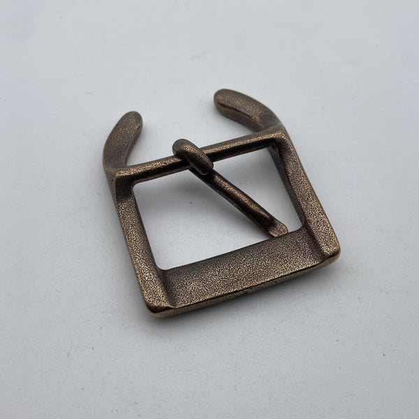 Red Copper Buckle Vintage Buckle Leather Belt Buckle