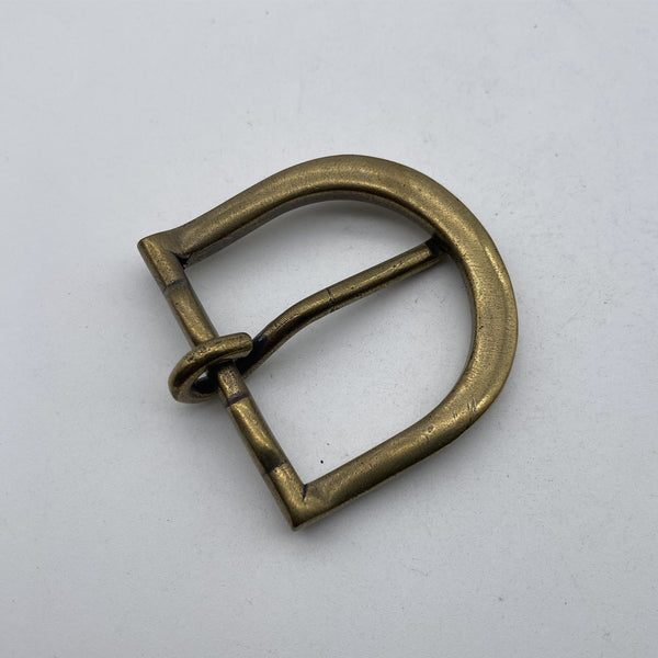 Bronze D Shape Buckle Women Men Leather Strap Buckle