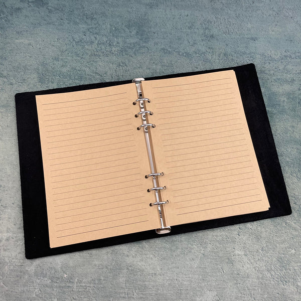 Italian vegetable-tanned cowhide A5 loose-leaf book, vintage distressed leather notebook, business notepad, travel diary