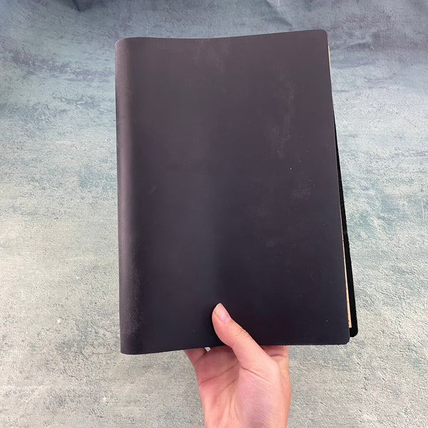 Italian vegetable-tanned cowhide A5 loose-leaf book, vintage distressed leather notebook, business notepad, travel diary