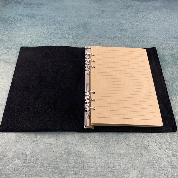 Italian vegetable-tanned cowhide A5 loose-leaf book, vintage distressed leather notebook, business notepad, travel diary