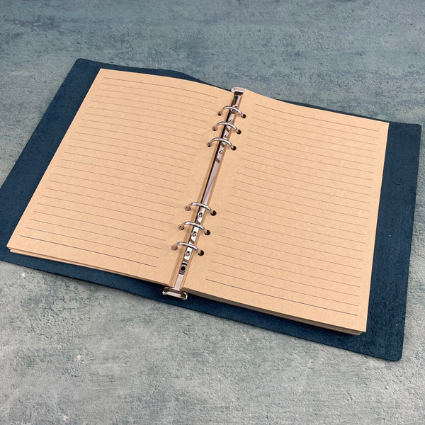 Italian vegetable-tanned cowhide A5 loose-leaf book, vintage distressed leather notebook, business notepad, travel diary