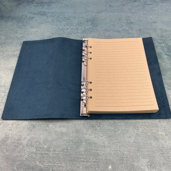 Italian vegetable-tanned cowhide A5 loose-leaf book, vintage distressed leather notebook, business notepad, travel diary