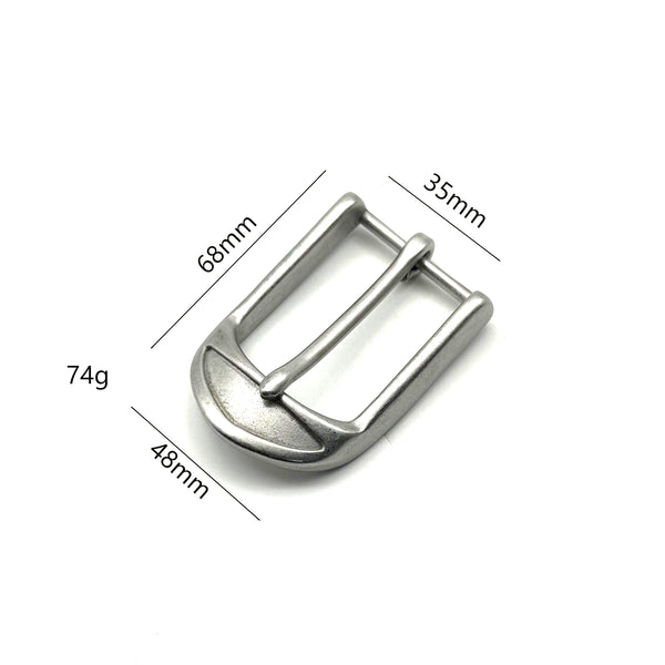 Cowgirl 35mm Matte Stainless Buckle Women Classic Leather Strap Fastener