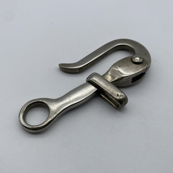 Copper Casted Pelican Buckle Leather Belt Fastener Hook