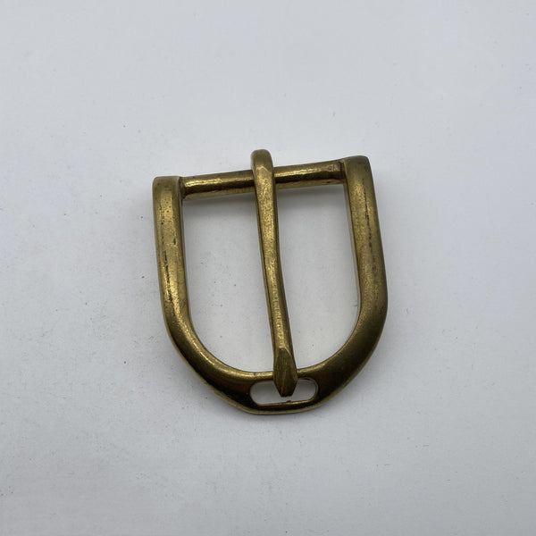 Brass D Shape Buckle Women Trendy Belt Buckle 34mm