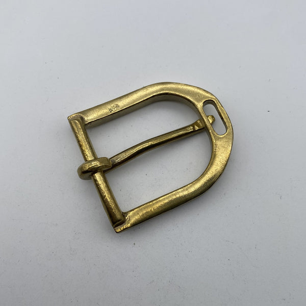 Brass D Shape Buckle Women Trendy Belt Buckle 34mm
