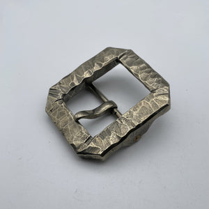 41mm Super Heavy Sterling Silver Pin Buckle,Around 320g, Luxury Belt Buckle,Retro Finish,Hand Crafted Cutting