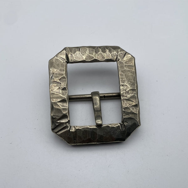 41mm Super Heavy Sterling Silver Pin Buckle,Around 320g, Luxury Belt Buckle,Retro Finish,Hand Crafted Cutting