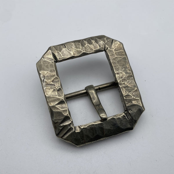 41mm Super Heavy Sterling Silver Pin Buckle,Around 320g, Luxury Belt Buckle,Retro Finish,Hand Crafted Cutting