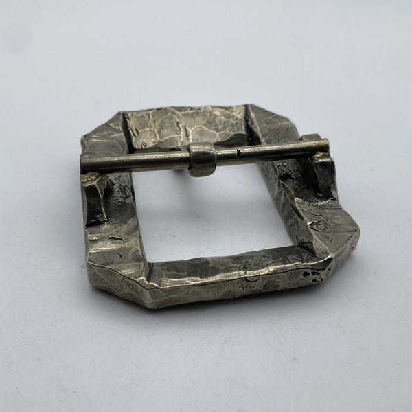 41mm Super Heavy Sterling Silver Pin Buckle,Around 320g, Luxury Belt Buckle,Retro Finish,Hand Crafted Cutting